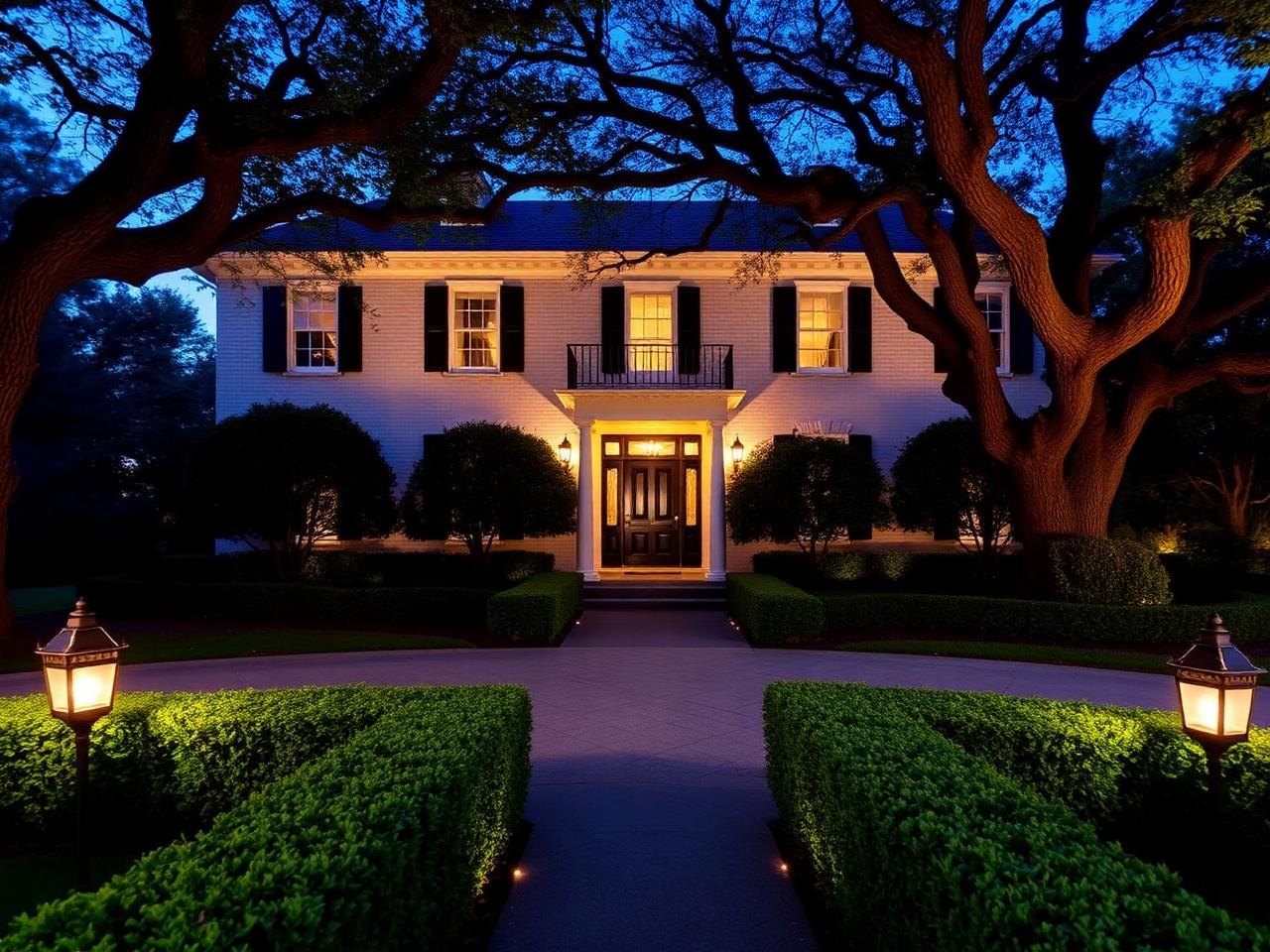Stately Georgian on the Oaks